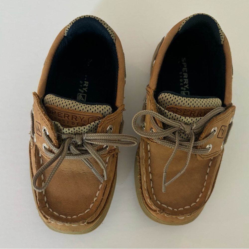 SOLD - Sperry Kids Brown Boat Shoes